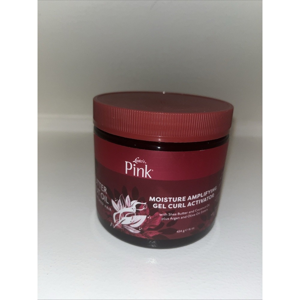Luster's Pink Shea‎ Butter Coconut Oil Gel Curl Activator 16 Oz HTF RARE